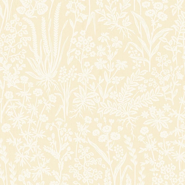 Sandudd Brianne Yellow Botanical Wallpaper