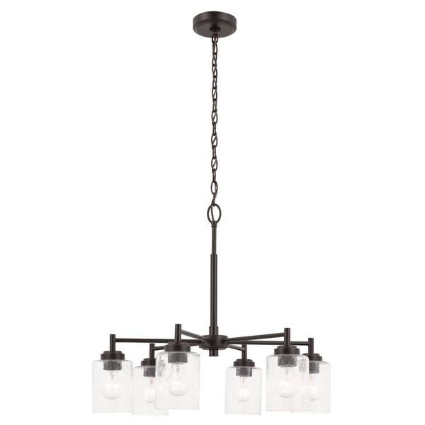 Kichler Winslow 8-Light Distressed Bronze Modern/Contemporary Chandelier