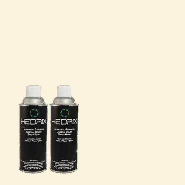 Hedrix 11 oz. Match of 340C-1 Powder Sand Low Lustre Custom Spray Paint (2-Pack)