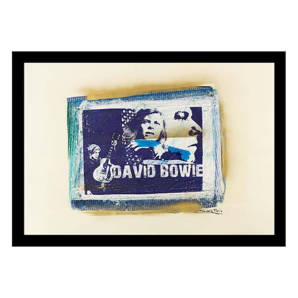 VENICE BEACH Collections David Bowie Vintage by Fairchild Paris 1-Piece Framed Graphic Print Abstract Poster Art Print 18 in. x 14 in.
