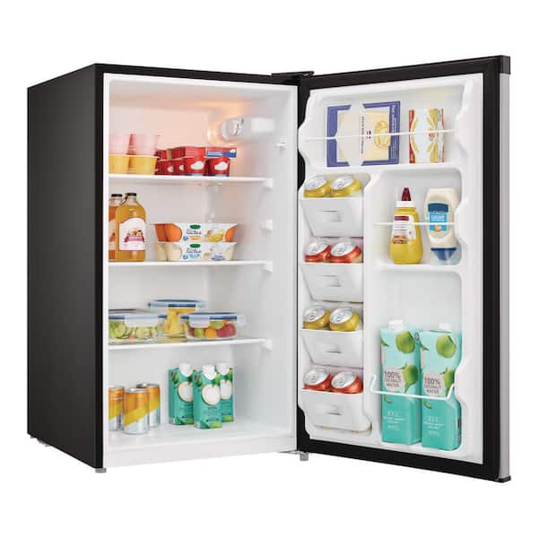 Vissani 4.4 cu. ft. Mini Refrigerator in Stainless Look with 7
