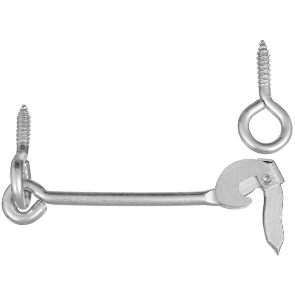 National Hardware 6 in. Safety Gate Hook with Screw Eyes-DISCONTINUED