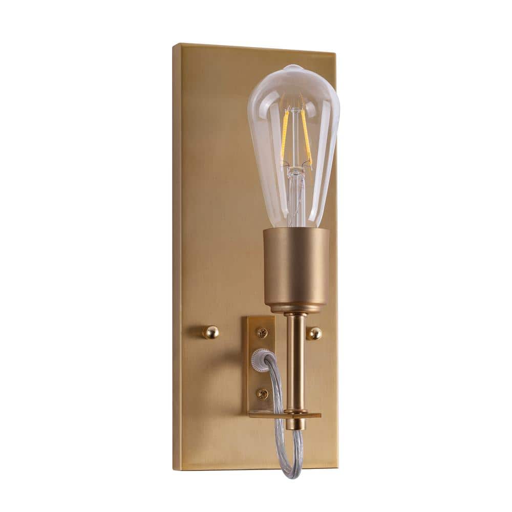 Fergie 1-Light Soft Gold ADA Compliant Wall Sconce Vanity Light