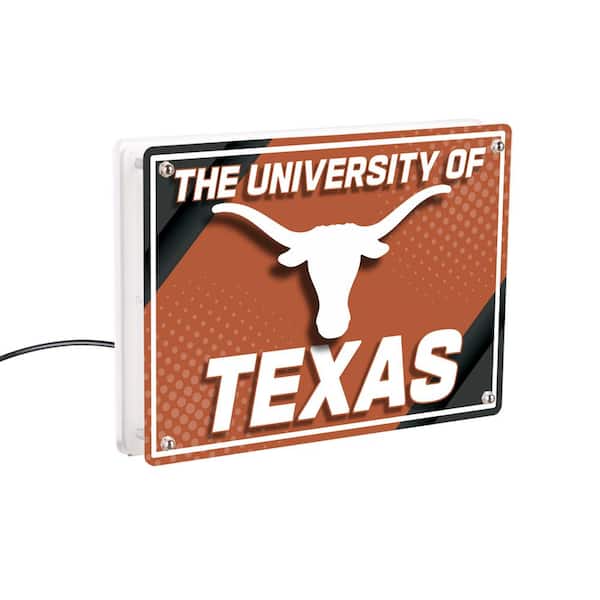 Evergreen University of Texas NCAA Orange Rectangle Desklite LED Decor