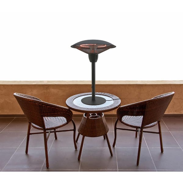 1500-Watt Infrared Table Top Electric Outdoor Heater