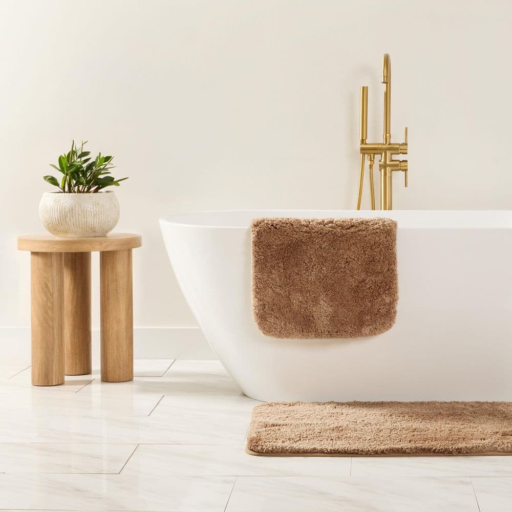 Ultra Soft 34 in. x 21 in. Mocha Plush Bath Mat price history on PriceWatchPro