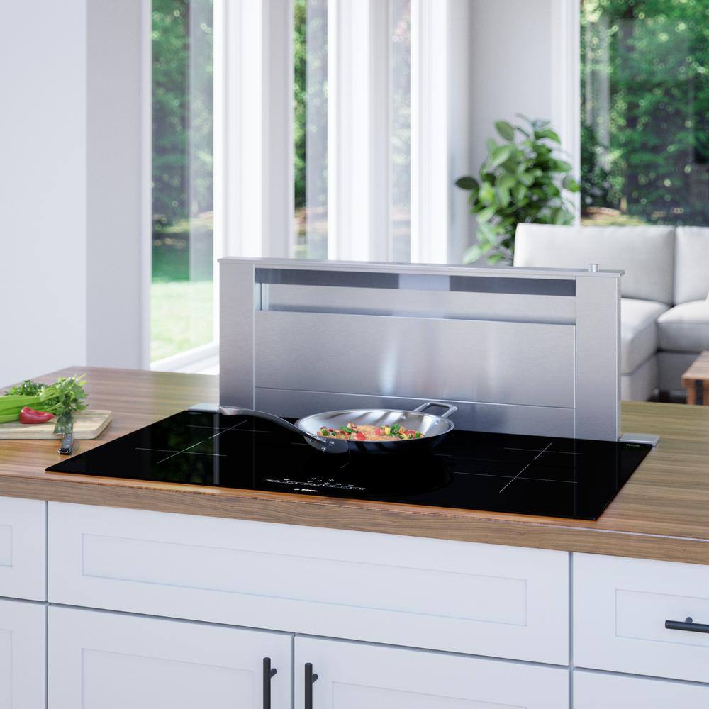 36" Frameless Black Induction Cooktop with 5 Elements