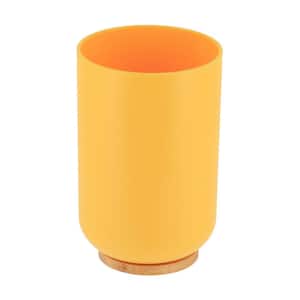 Padang Freestanding Bathroom Tumbler Cup / Toothbrush Holder Yellow Bamboo