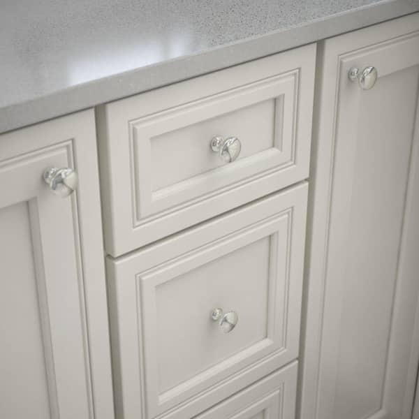 (24-Pack) Garrett 1-3/16 in. (30 mm) Classic Polished Chrome Round Cabinet Knobs