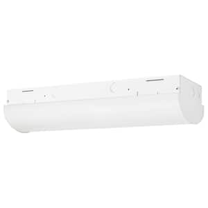 2 ft. 165-Watt Equivalent Integrated LED Dimmable White Strip Light Fixture in 4000K Cool White