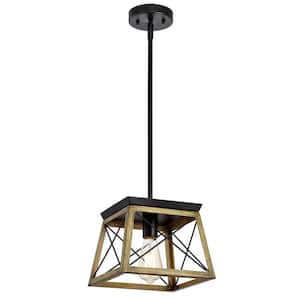1-Light Oil Rubbed Bronze Indoor Pendant Steel and Electrical Components