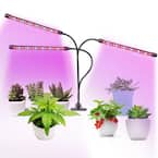 Homevenus 2-Heads Full Spectrum Clamp LED Grow Lights For Indoor Plants ...