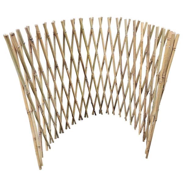 24 in. H Flexible Bamboo Fence Trellis