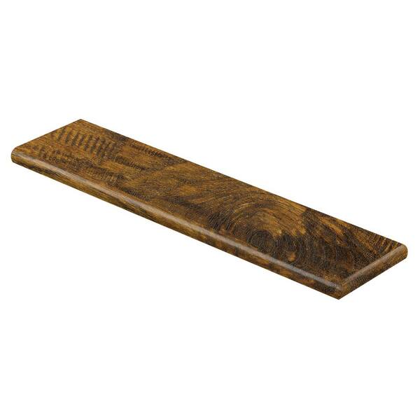 Cap A Tread Light Hickory 94 in. Length x 12-1/8 in. Depth x 1-11/16 in. Height Laminate Right Return to Cover Stairs 1 in. Thick