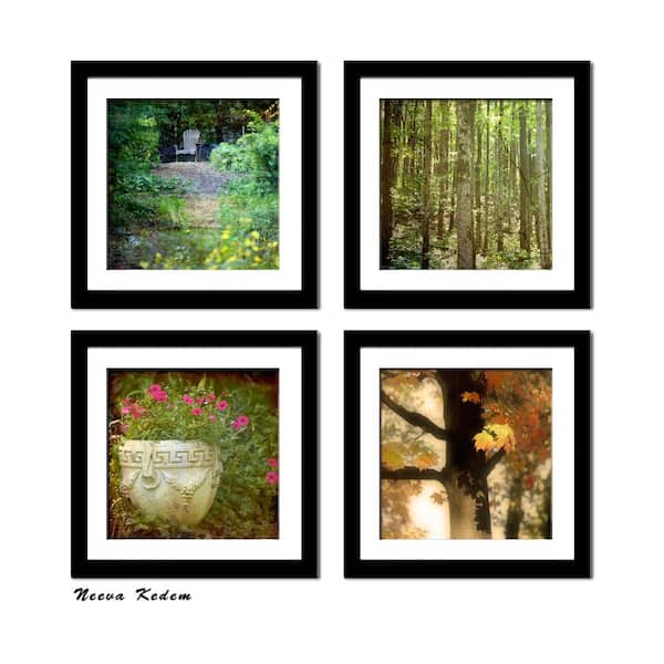 Imagine Letters Four 10 in. x 10 in. "Magical Forest" by Neeva Kedem Framed Printed Wall Art