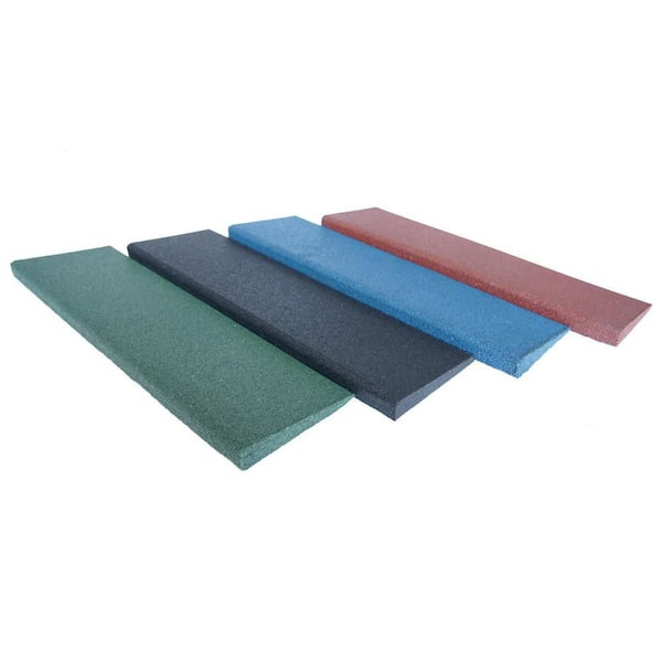 Rubber-Cal 20-in W x 20-in L x 1-in T Interlocking Rubber Gym Floor Tile  (8.5-sq ft) (3-Pack) in the Gym Flooring department at