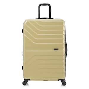 Aurum Light-Weight 28 in. Champagne Hardside Spinner Luggage Roller Suitcase