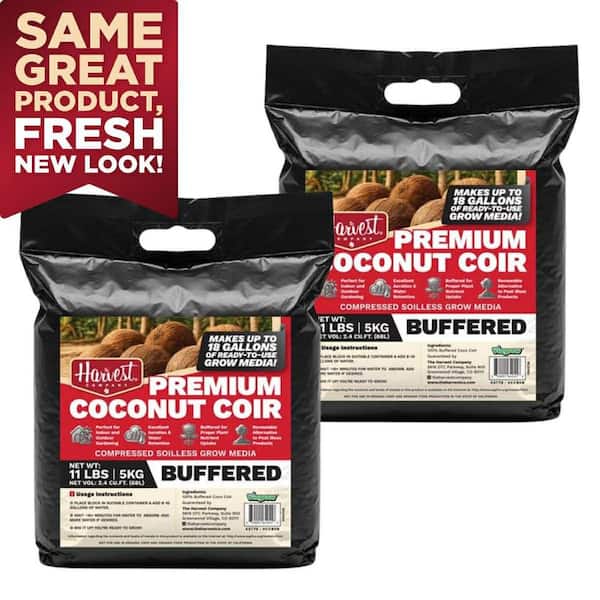 THE HARVEST COMPANY 2 cu. ft. Coco Coir Compressed Premium Plant