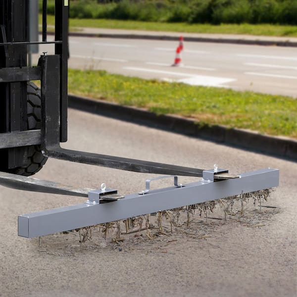 Hanging Magnetic Sweeper Pickup Tool, 120 lbs. Nail Hang-Type Magnetic Forklift Sweeper, Steel Hunting Accessories