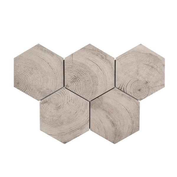 Jeffrey Court Cabin Fever 7 in. x 8 in. x 9mm Porcelain Floor /Wall Tile (0.388 sq. ft. / each)