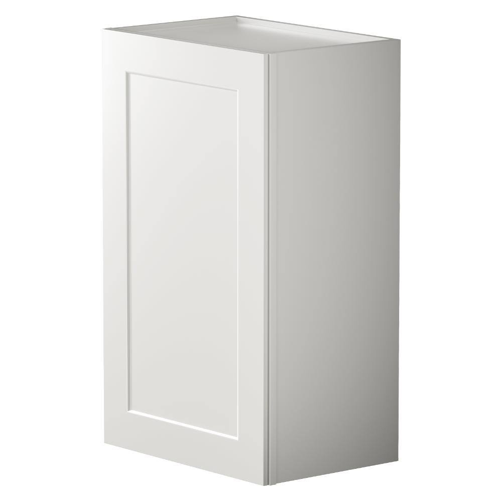18 in. W x 12 in. D x 30 in. H Plywood Ready to Assemble Single Door Wall Kitchen Cabinet with Soft Close in White price history on PriceWatchPro