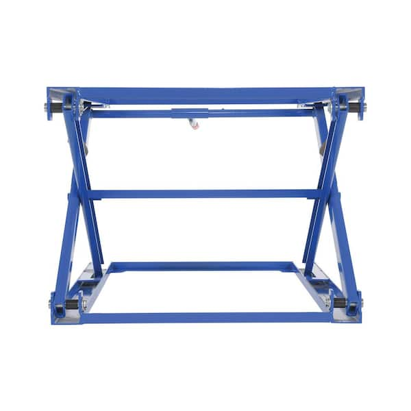 Vestil 48 in. x 40 in. x 6 in. Blue Plastic Pallet/Skid PLP2-4840-BLUE -  The Home Depot