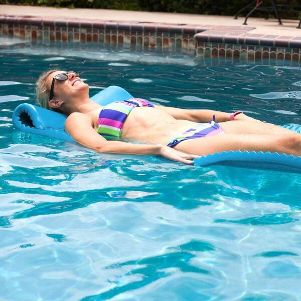 Teal Texas Rec 70" x 26" x 1.75" Sunsation Swimming Pool Foam Mattress Float 