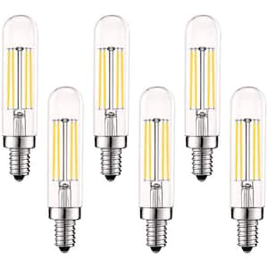 60-Watt Equivalent T6 T6.5 Dimmable Edison LED Light Bulbs 5-Watt UL Listed 4000K Cool White (6-Pack)