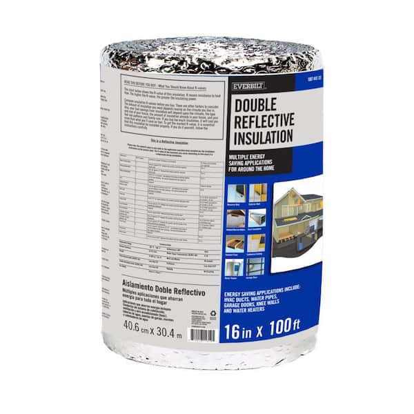 Everbilt 16 in. x 100 ft. Double Reflective Insulation Radiant Barrier