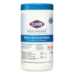 6 in. x 5 in. Unscented Bleach Germicidal Disinfecting Wipes, Canister (150-Count)