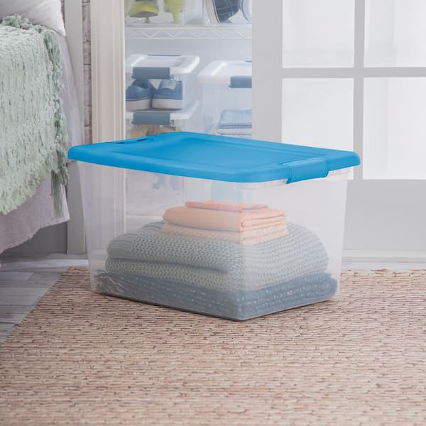 Sterilite 64 qt. /61 L Latching Box-Storage Tote 14974906