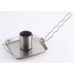 Stainless Steel Beer Can Chicken Roaster with Detachable Handle