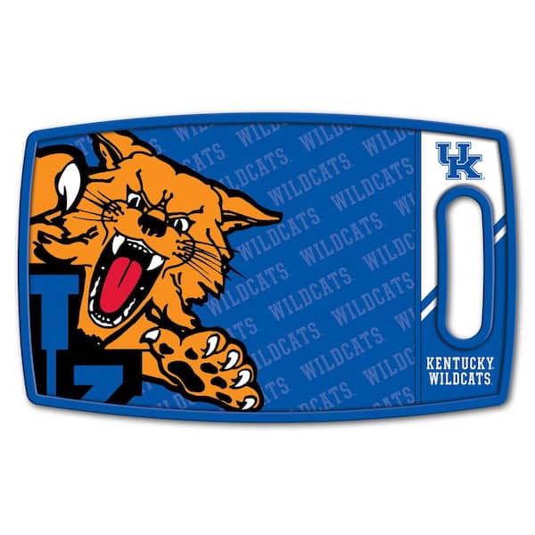 NCAA Kentucky Wildcats Logo Series Cutting Board 9in x 0.5in- Rectangle- Manufactured Wood and polypropylene