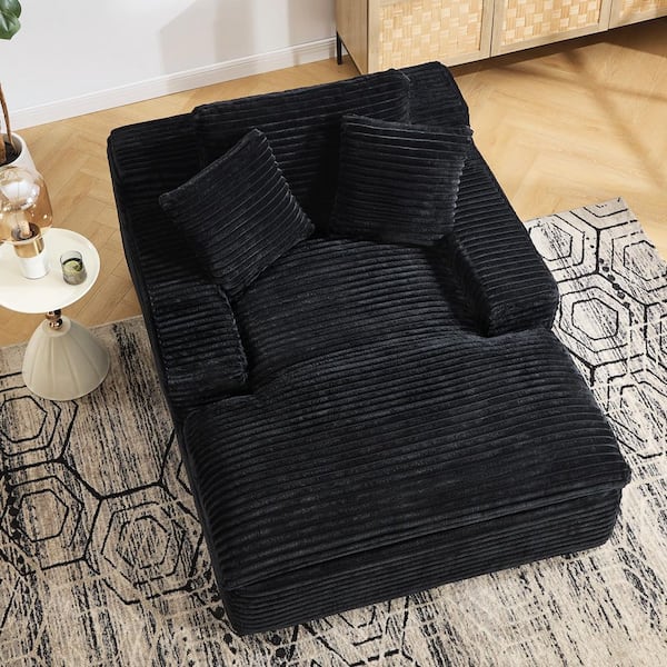 Hochwertiges 67 in. Square Arm Plush Polyester Upholstered