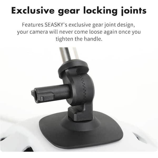 OBJLGEV Carbon Fiber Helmet Mount for 360 Cams OBJLGEV Carbon Fiber Helmet Mount for 360 Cams