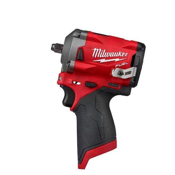 Milwaukee M12 FUEL 12V Lithium-Ion Brushless Cordless Stubby 3/8