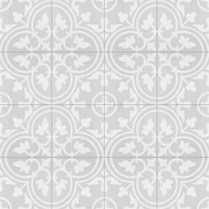 Arte Soft Grey 9-3/4 in. x 9-3/4 in. Porcelain Floor and Wall Tile (10.88 sq. ft./Case)