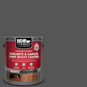 1 gal. #PPU25-01 Carbon Copy Self-Priming 1-Part Epoxy Satin Interior/Exterior Concrete and Garage Floor Paint