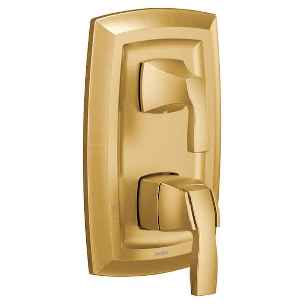 MOEN Voss M-CORE 3-Series 2-Handle Shower Trim with Integrated Transfer Valve in Brushed Gold (Valve Not Included)