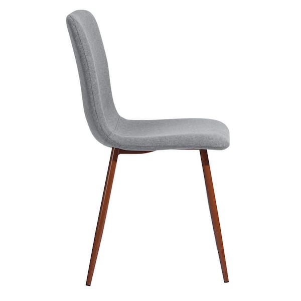 scargill grey fabric dining chair