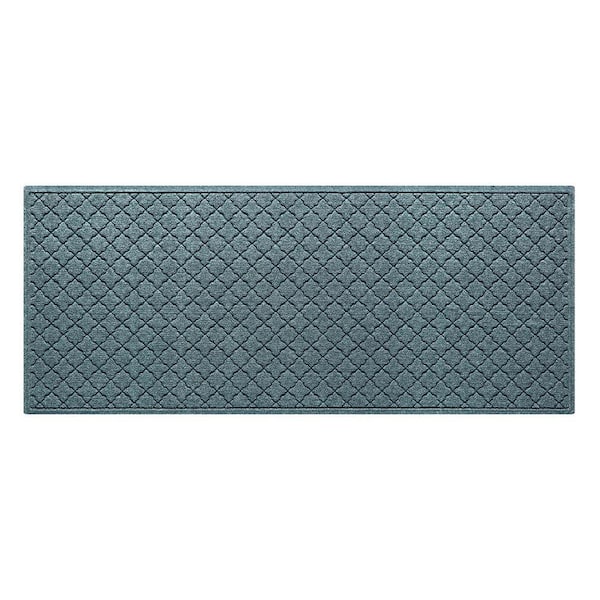 WaterHog Cordova Bluestone 35 in. x 85 in. PET Polyester Door Mat