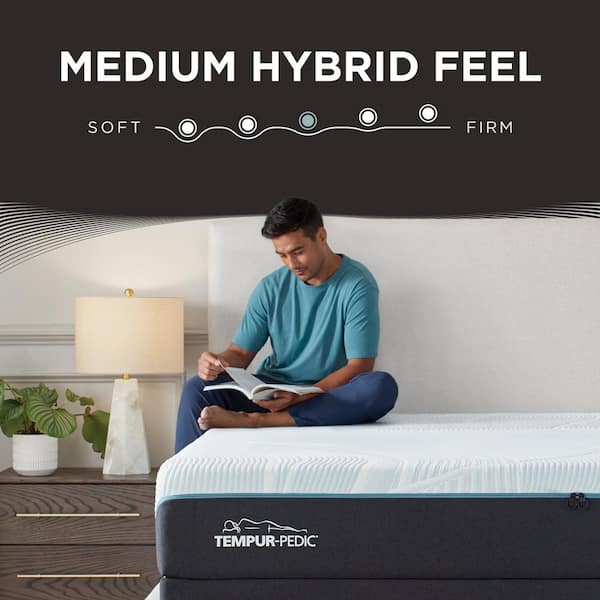 TEMPUR-PEDIC ProAdapt 2.0 Twin XL Medium Hybrid 12 in. Mattress