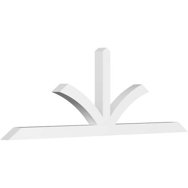 Ekena Millwork Richland 96 in. W x 32 in. H x 4 in. D Signature Polyurethane Bracket
