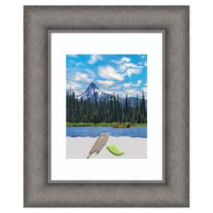 11 in. x 14 in. (Matted to 8 in. x 10 in.) Burnished Concrete Wood Picture Frame Opening Size