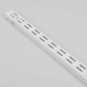 60 in. L - White Shelf Tracks heavy duty vertical rail - White