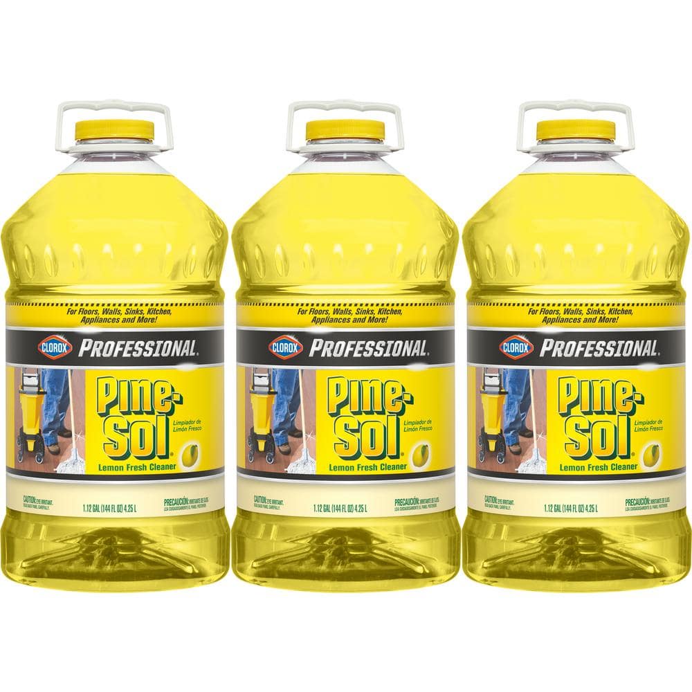 PineSol 144 oz. Lemon Fresh All Purpose MultiSurface Cleaner (3Pack) C3244648103 The Home