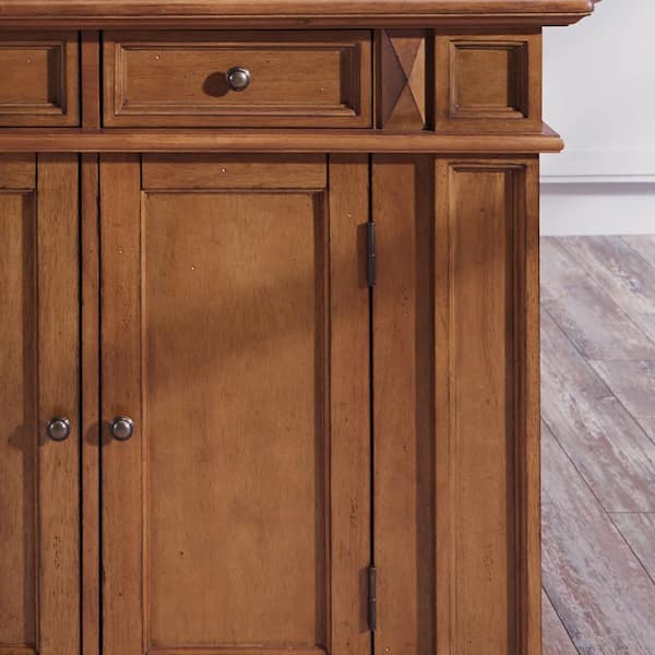 Homestyles Americana Distressed Cottage, Home Styles Cottage Oak Kitchen Island