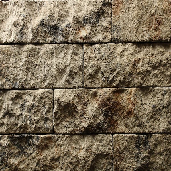 National True 14 in. W x  in. L Afternoon Vale Faux Stone Flat Siding