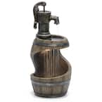Fountain Cellar Classic Water Pump Fountain with LED Light FCL061 - The ...