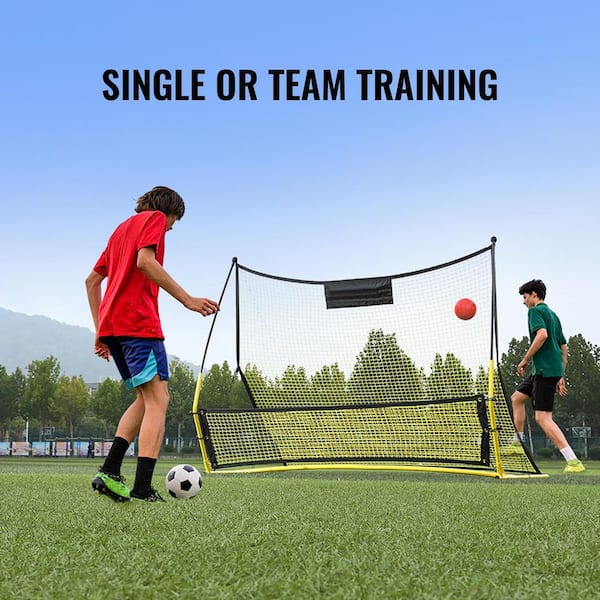 SKYSHALO Soccer Trainer, 2-in-1 Portable Soccer Rebounder